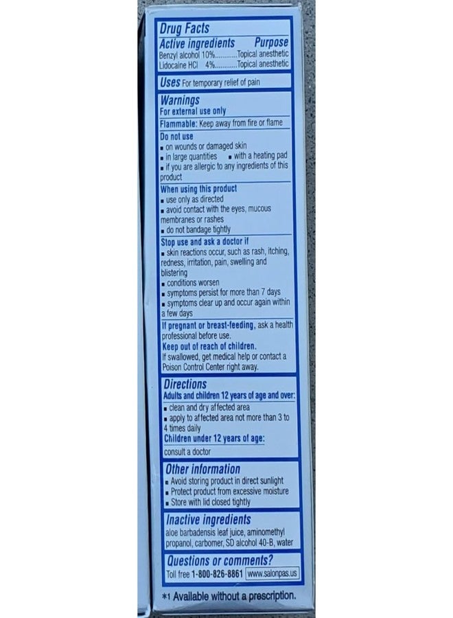 سالون باس سالونباس ليدوكايين بلس سائل (عبوة من 4) - Image 2